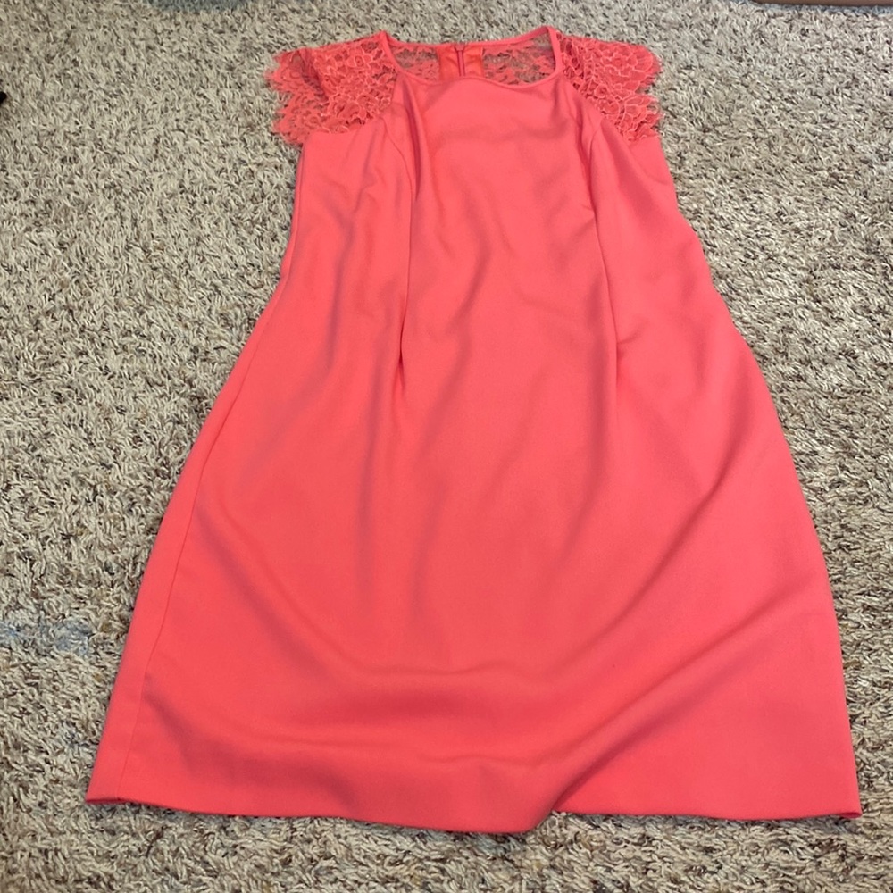 Coral Lace Dress